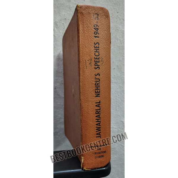 jawaharlal nehrus  speeches 1949 to 1953 1st edition