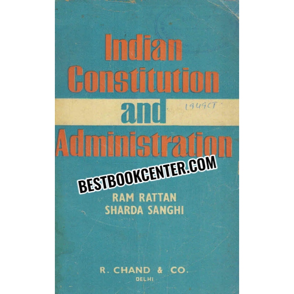 indian constitution and administration 