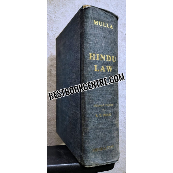 Mulla Principales of Hindu Law