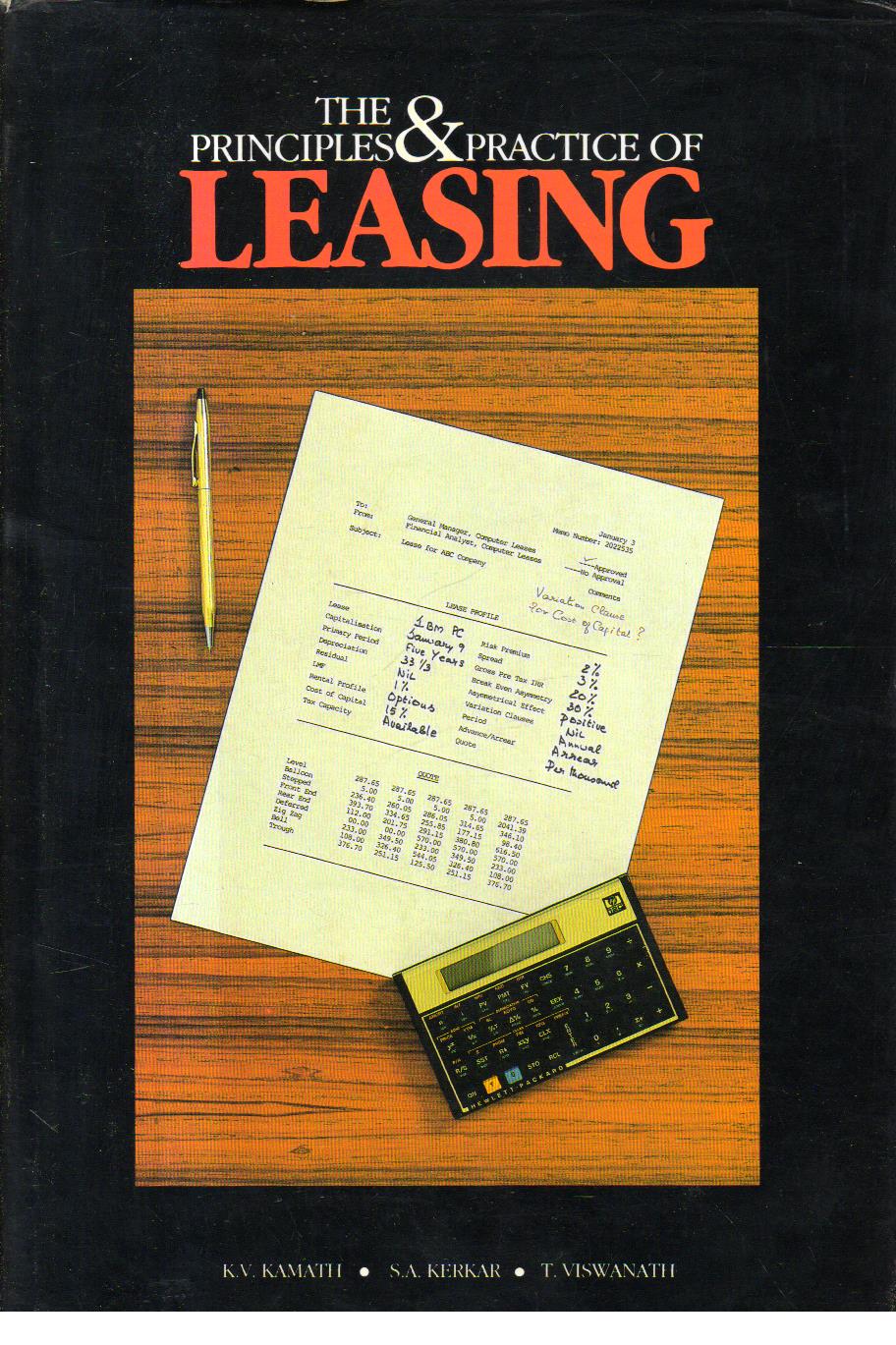 The Principles and Practice of Leasing.