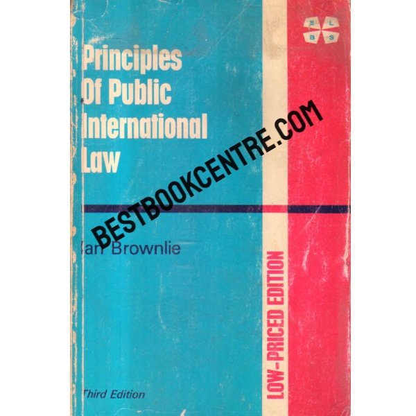principles of public international law ELBS
