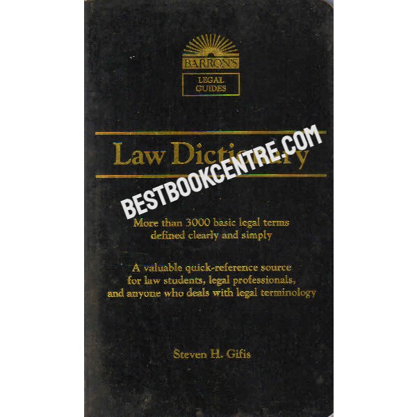 Barrons Law Dictionary 