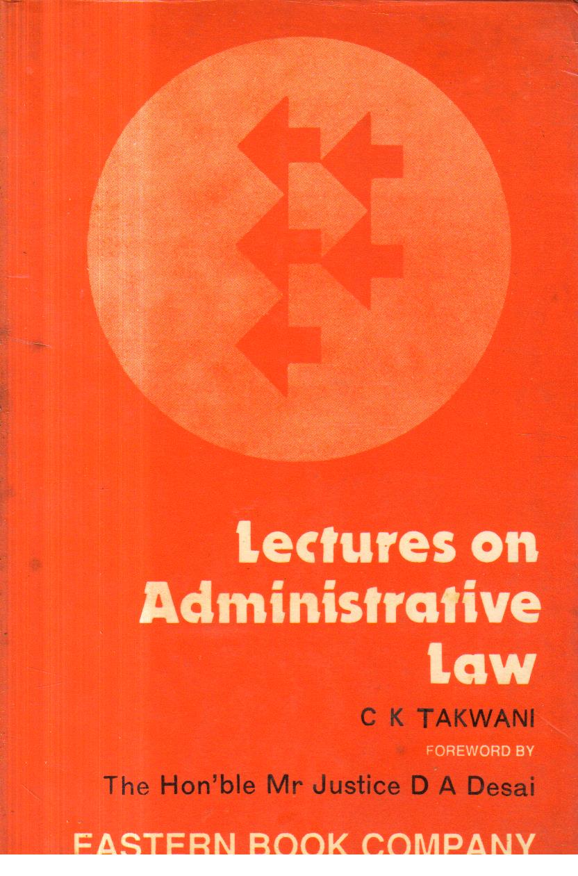 Lectures on Administrative Law.