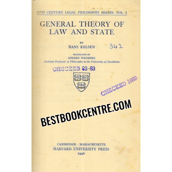 general theory of law and state 