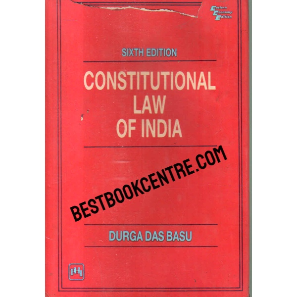 constitutional law of india sixth edition