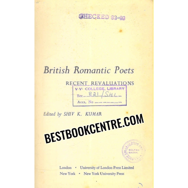 british romantic poets 