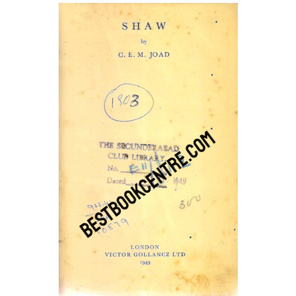 Shaw 1st edition