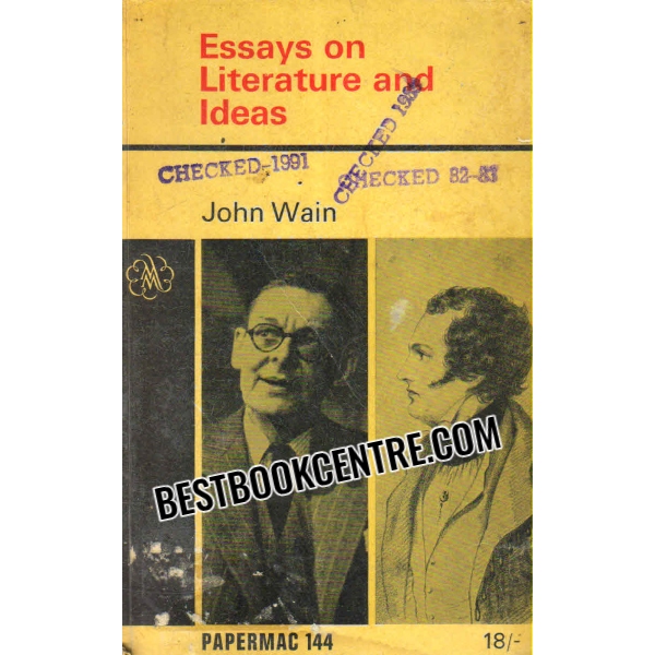 essays on literature and ideas 