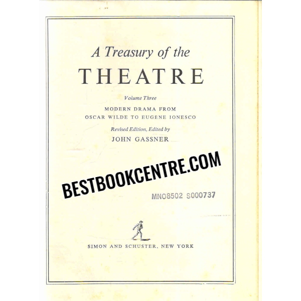 a treasury of the theatre volume iii