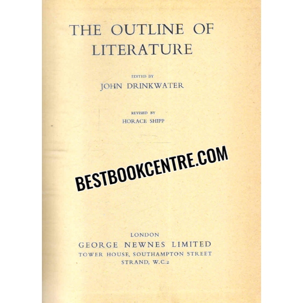 the outline of literature 