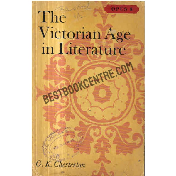 The victorian age in liteature