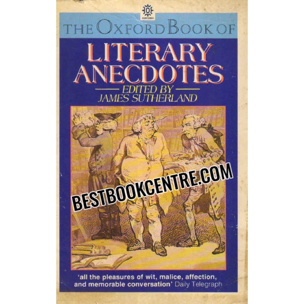the oxford book of literary anecotes