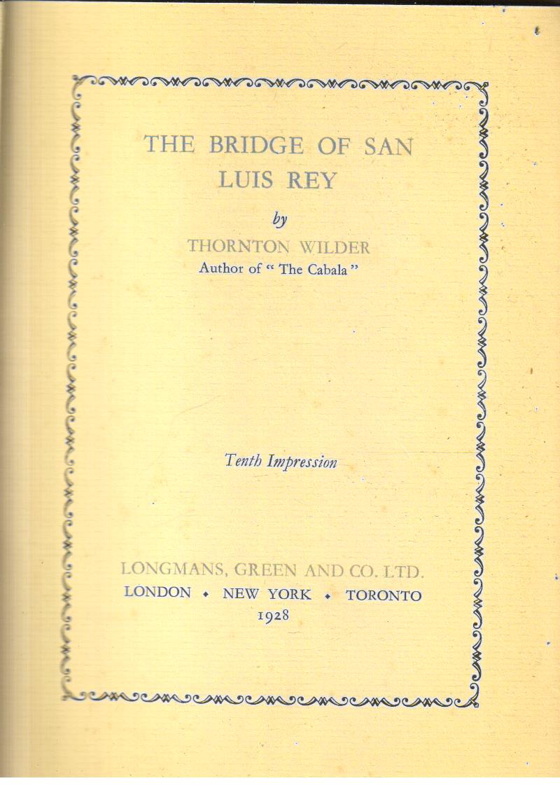 The Bridge of San Luis Rey