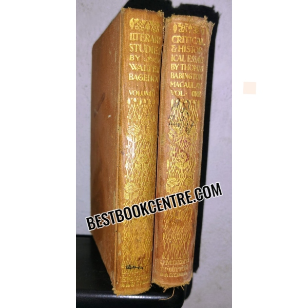 critical historical essays, critical and historical essays  volume 1 and 2