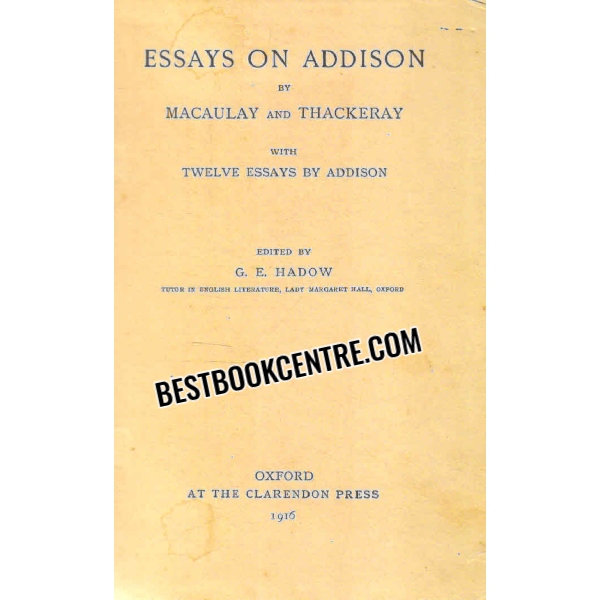 essays on addison 