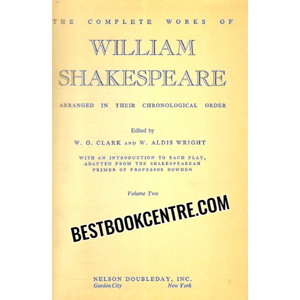 the complete works of william shakespeare volume one and two 