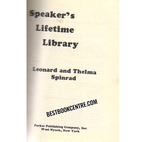 speakers lifetime library 