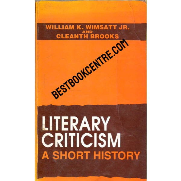 Literary Criticism: A Short History