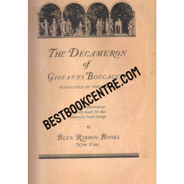 the decameron of giovanni boccaccio