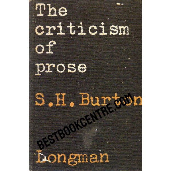 The Criticism of Prose