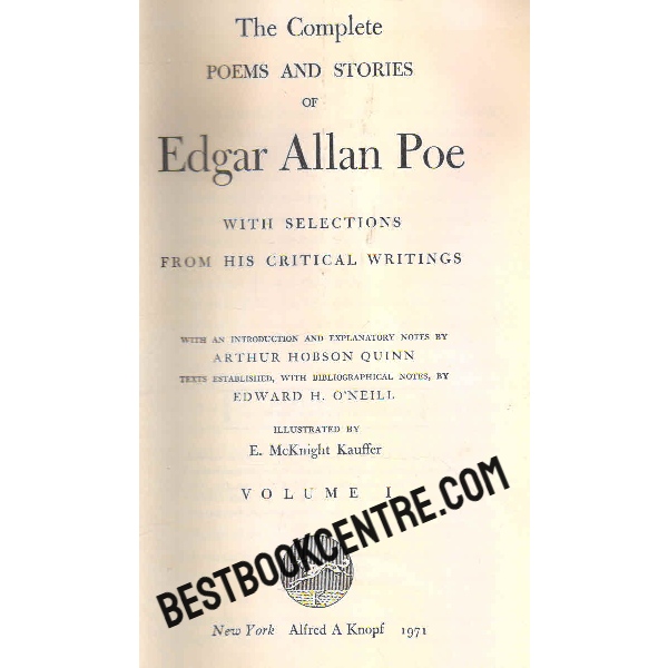 the complete poems and stories volume I