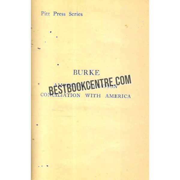 Burke American Taxation Conciliation with America