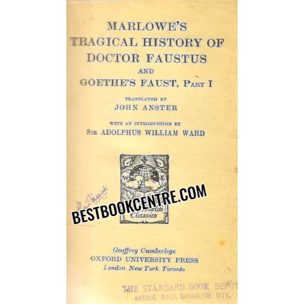 marlowes tragical history of doctor faustus and goethes faust part 1 