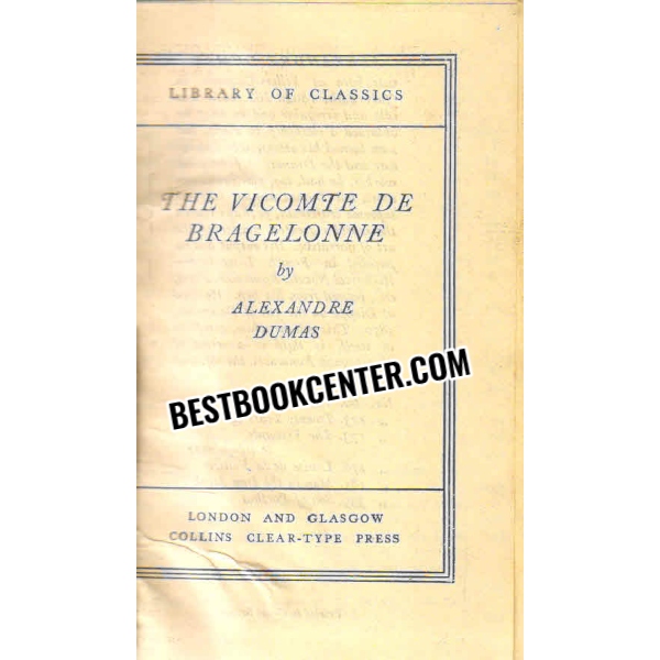 the vicomte de bragelonne 