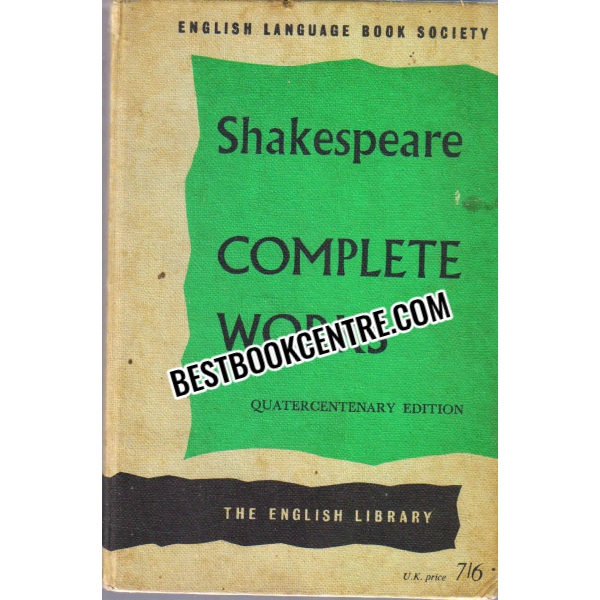 william shakespeare the complete works  ELBS