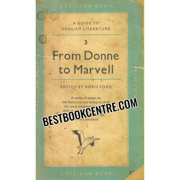 a guide to english literature 3 from donne to marvell 