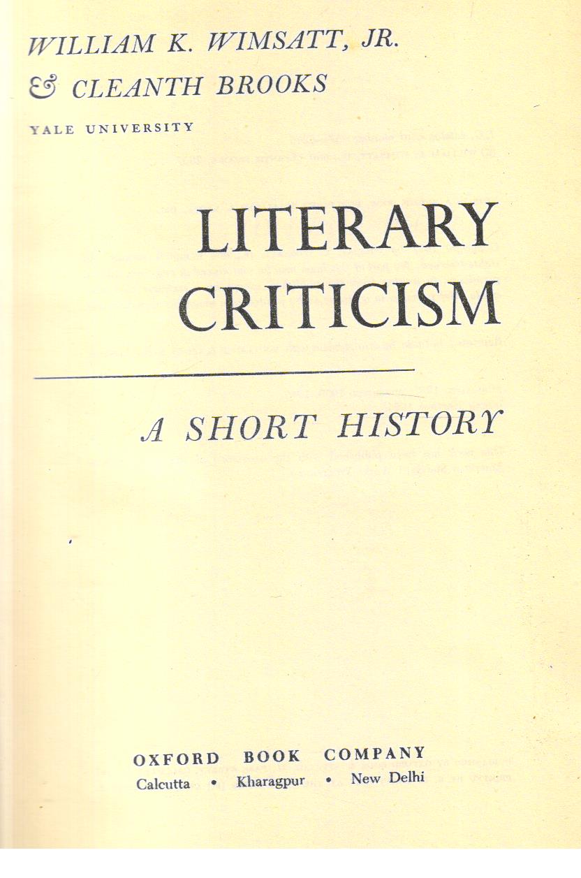 Literary Criticism