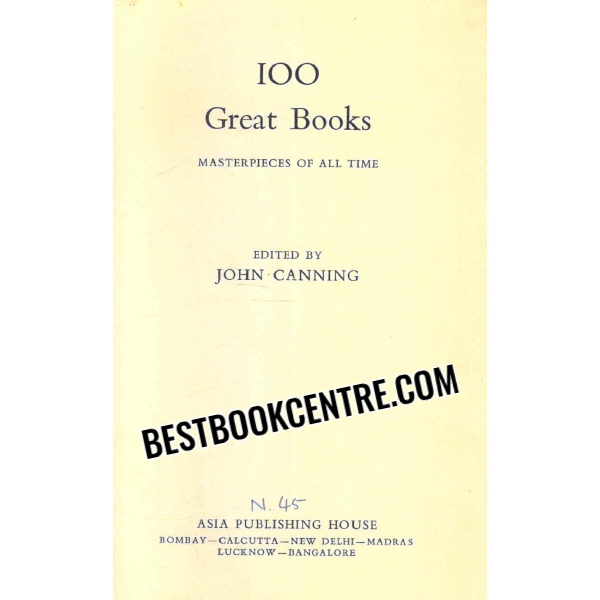100 great books 1st edition