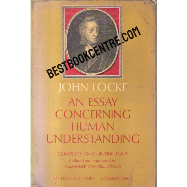 an essay concerning human understanding volume 2 