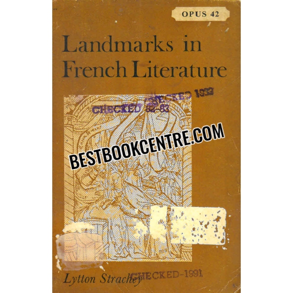 landmarks in french literature 
