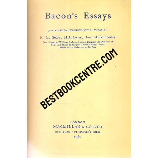 Bacons Essays