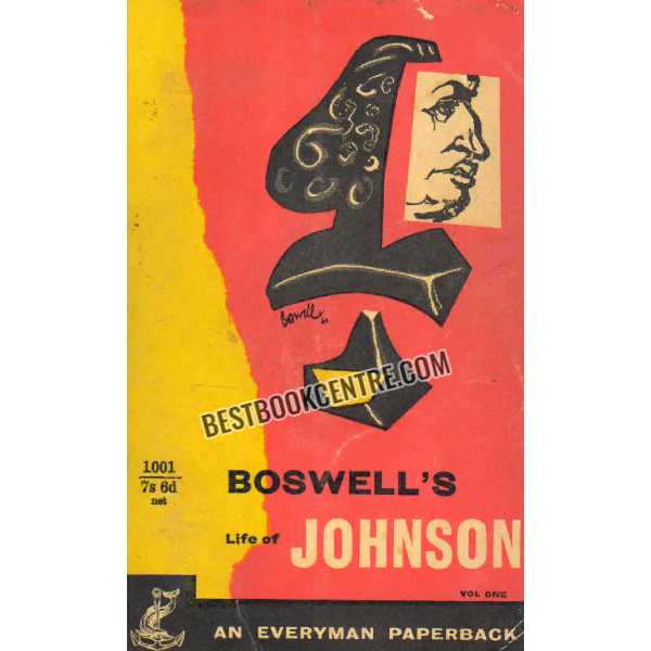 boswells life of johnson volume 1 and 2 set of 2 books