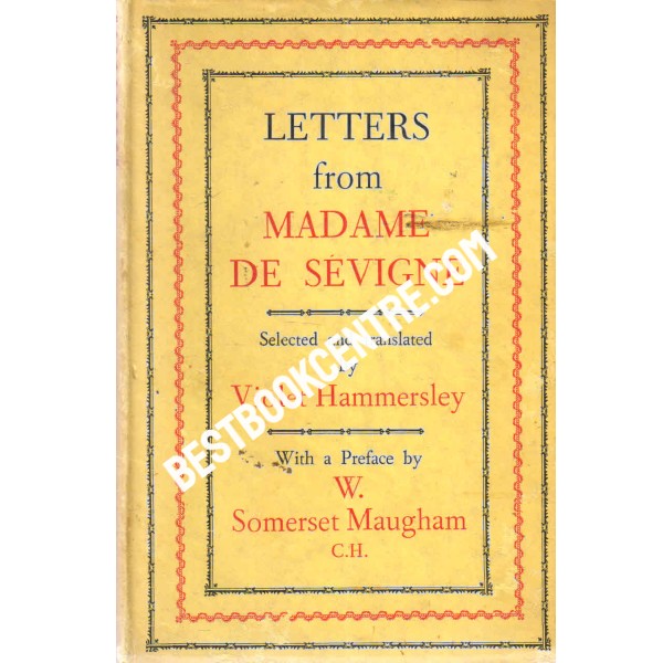 Letters from Madame De Sevigne 1st edition