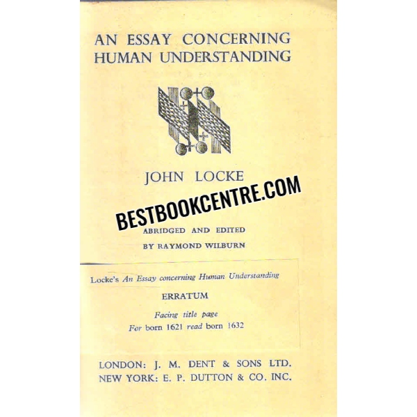 an essay concerning human understanding 