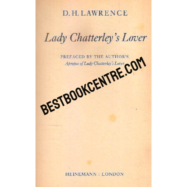 Lady chatterleys lover