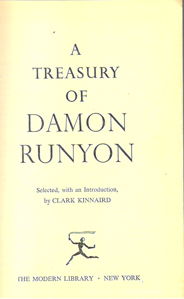 A Treasury of Damon Runyon.1st edition