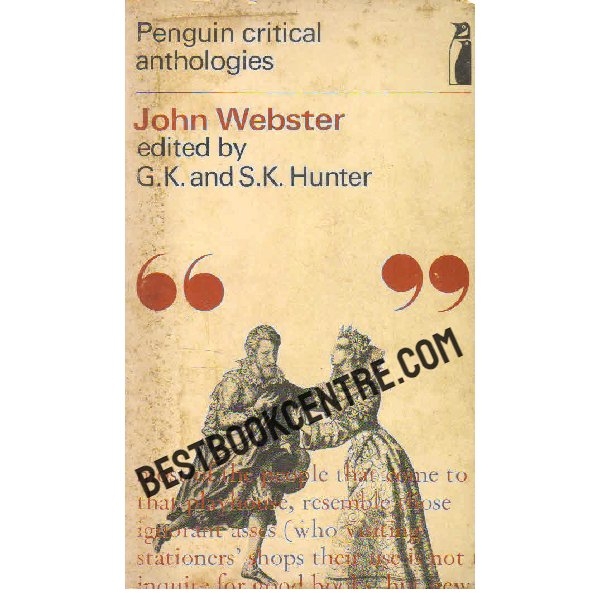 John Webster Penguin  Critical Anthology 