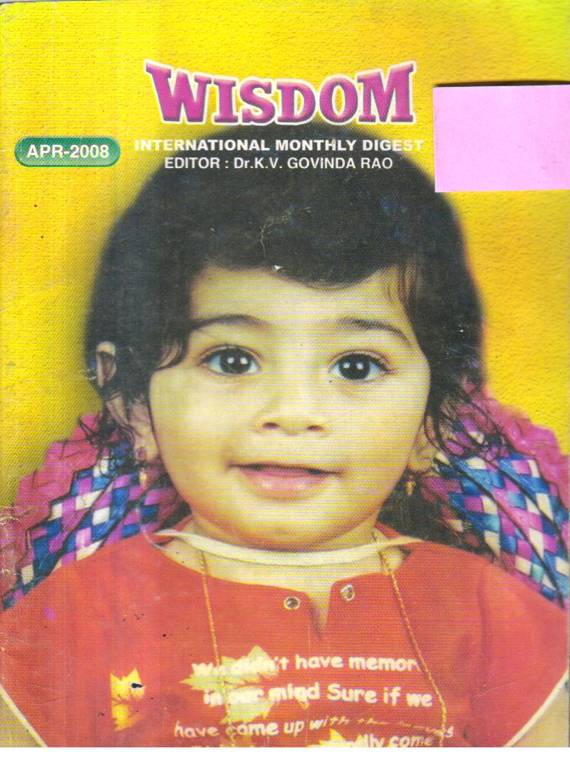 Wisdom International Monthly Digest Apr 2008