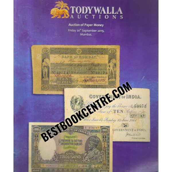 Todywallas auction of paper money Friday 20th September 2019 no. 125
