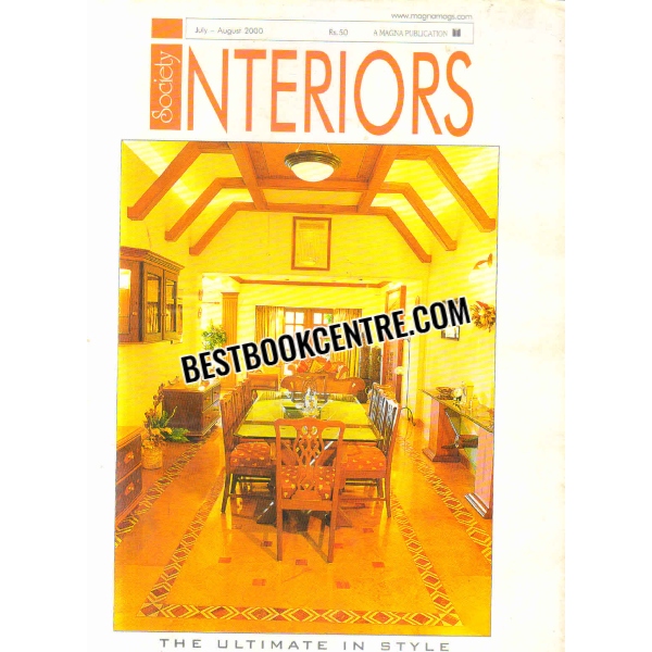 society interiors Magazine the ultimate in style 2000