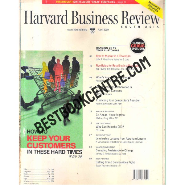 Havard business review april 2009