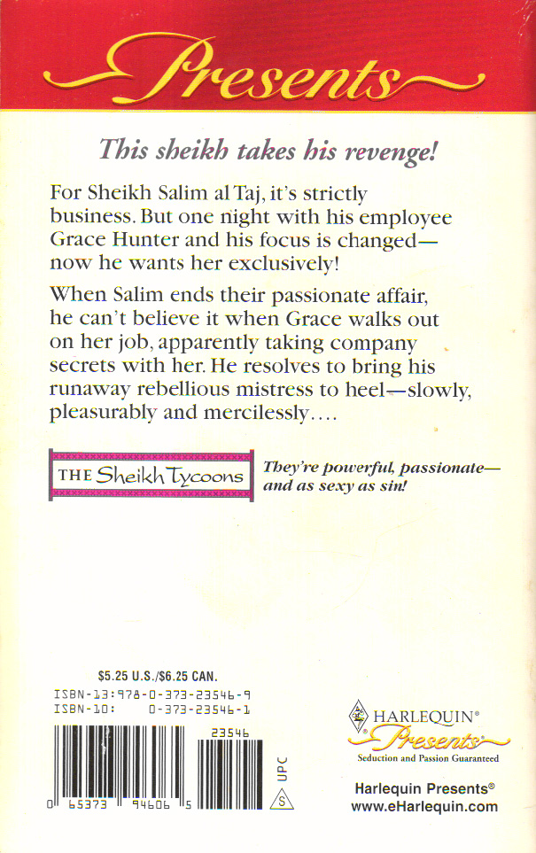 The sheikh's rebellious mistress 