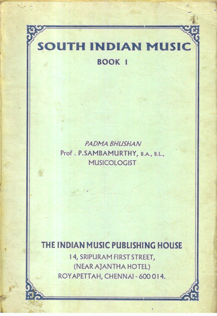 South Indian Music  Book 1