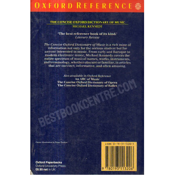 The Concise Oxford Dictionary of Music