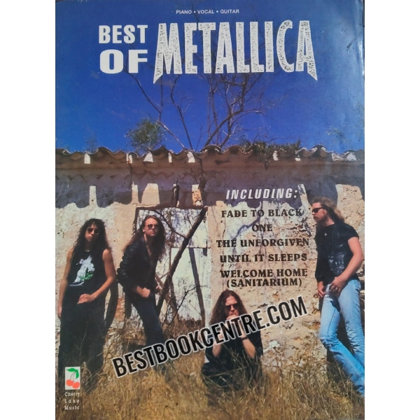 best of metallica piano vocal guitar 