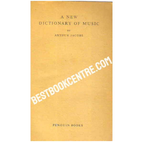 A New Dictionary of Music